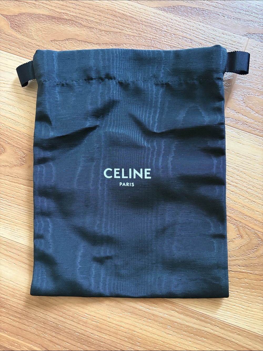 Celine Paris Dust Bag Small Drawstring Black